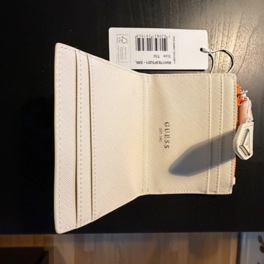 Guess Laurel Saffiano credit card case - NWT